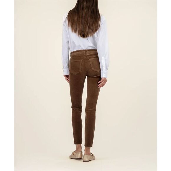 NWT Kut From The Kloth Diana Plus Corduroy Skinny Pants Size 24W Brown - Picture 12 of 12